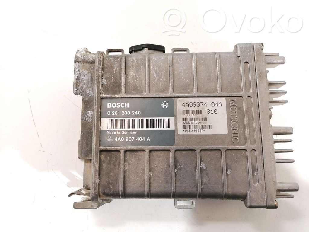 Engine control unit/module   0261200240,4A0907404A