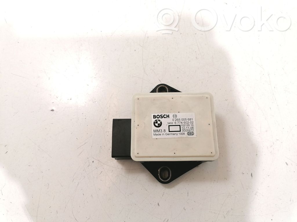 BMW 5 E60 E61 ESP acceleration yaw rate sensor 