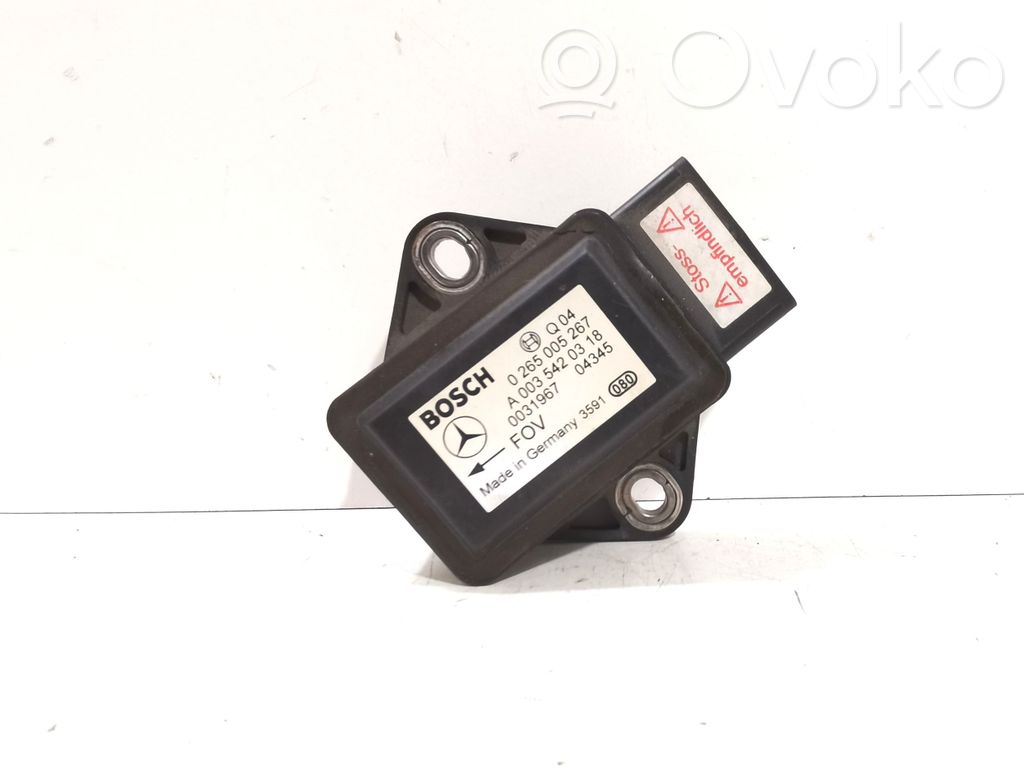 Mercedes-Benz E W211 Sensor ESP de aceleración de frecuencia del intermitente 