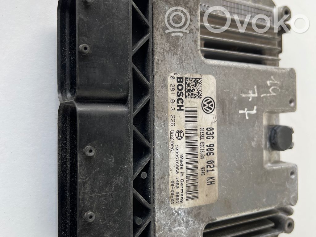 Engine control unit/module   03G906021KH,1039S16960,013226