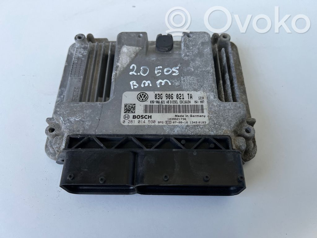 Volkswagen Eos Engine control unit/module 