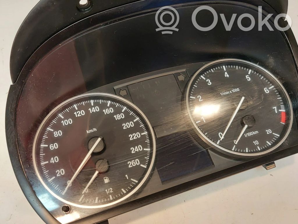 BMW 3 E90 E91 Velocímetro (tablero de instrumentos) 