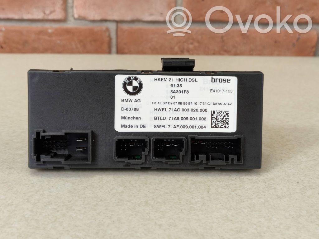 BMW X1 U11 Unité de commande / module de hayon 