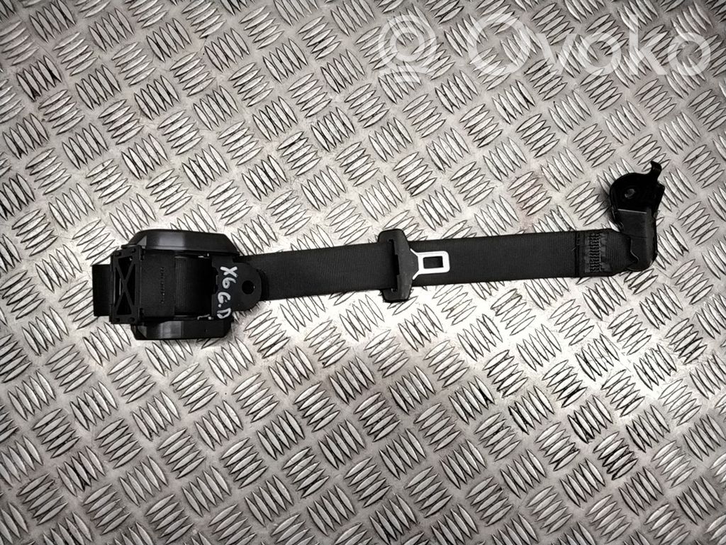 BMW X6 E71 Cinturón trasero 
