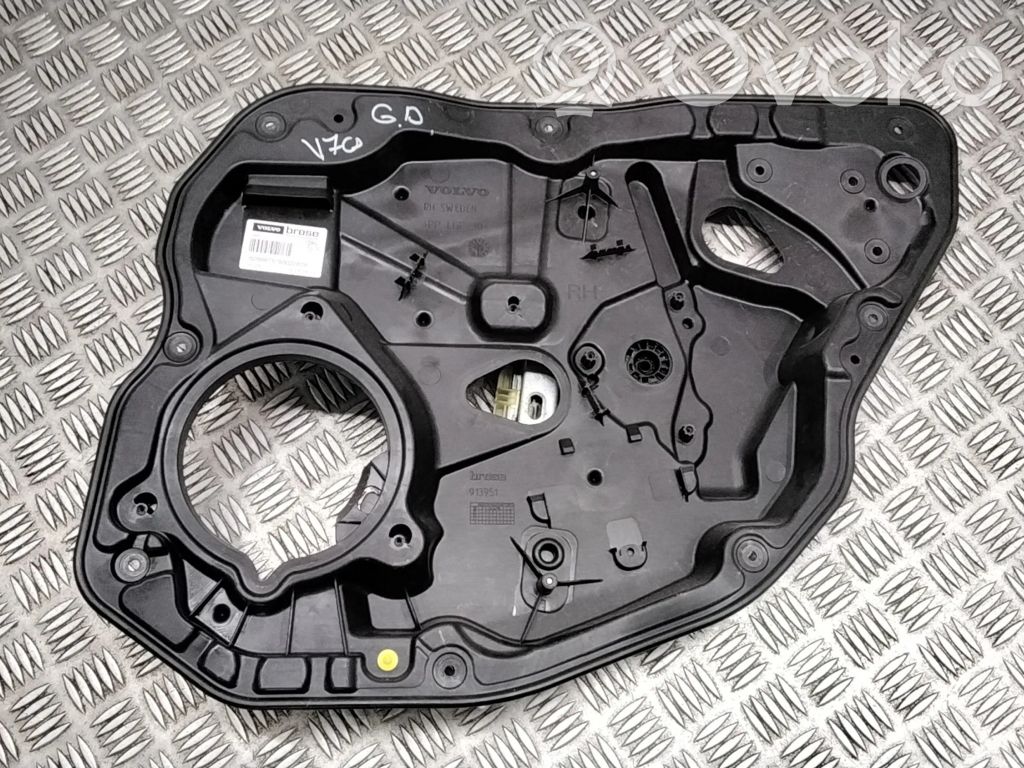 Volvo V70 Mechanizm podnoszenia szyby tylnej bez silnika 