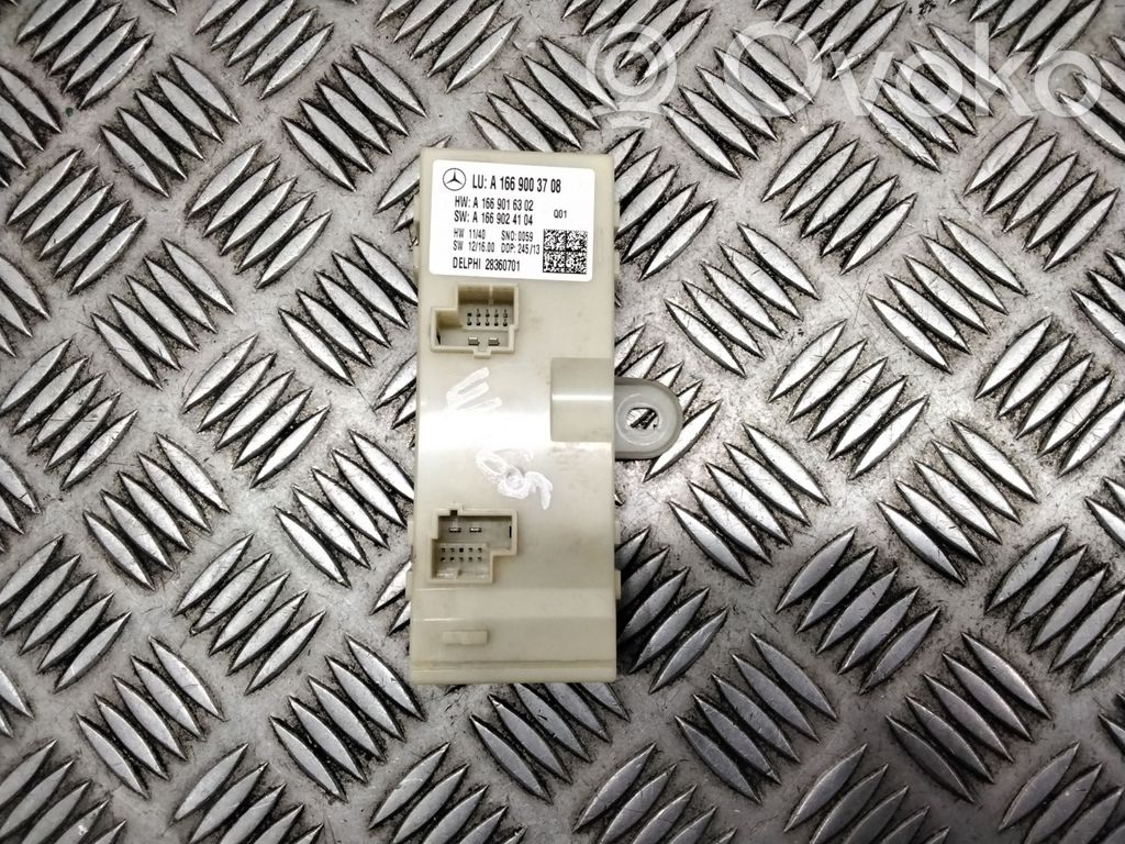Mercedes-Benz ML W166 Sterownik / Moduł elektrycznej klapy tylnej / bagażnika 