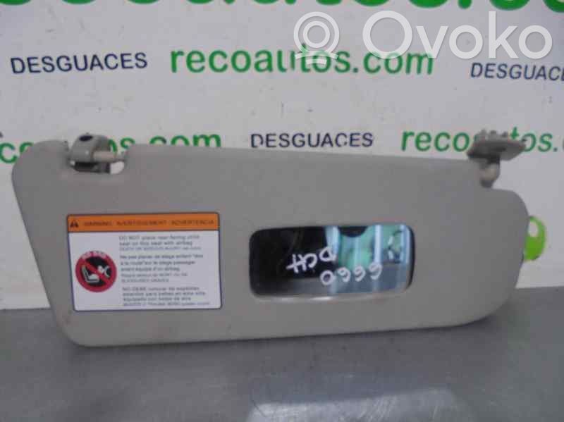 Chevrolet Aveo Sun visor 