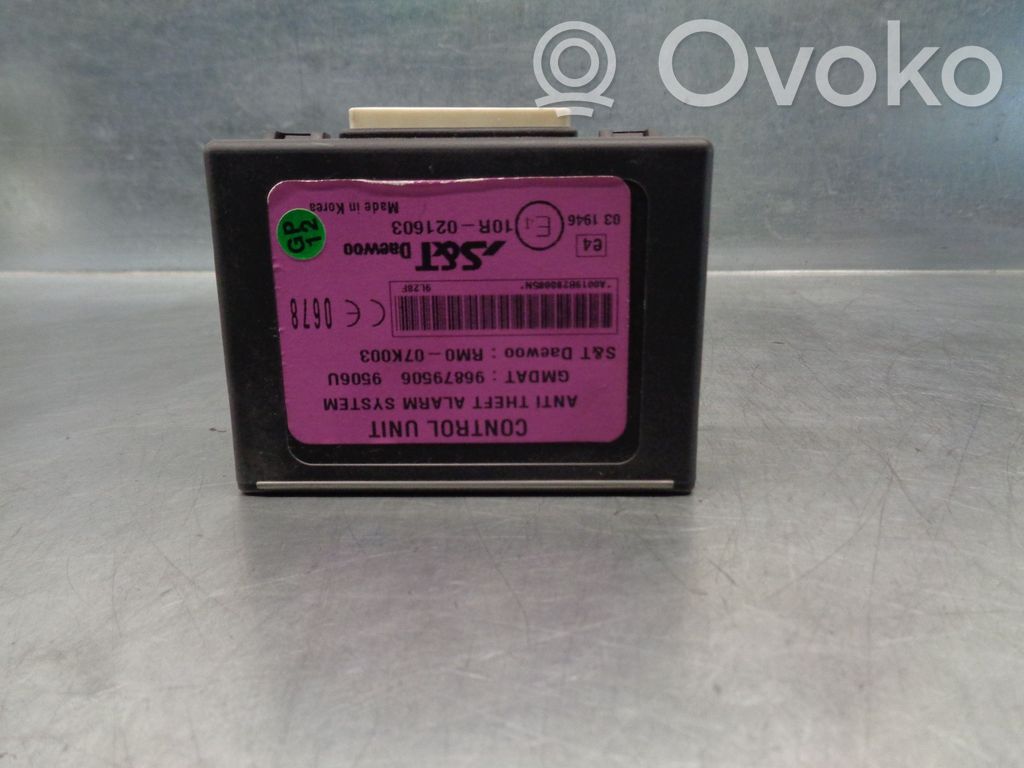 Chevrolet Spark Other control units/modules 