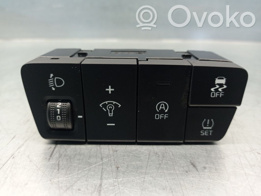 KIA Stonic Interruptor de control del panel de luces 