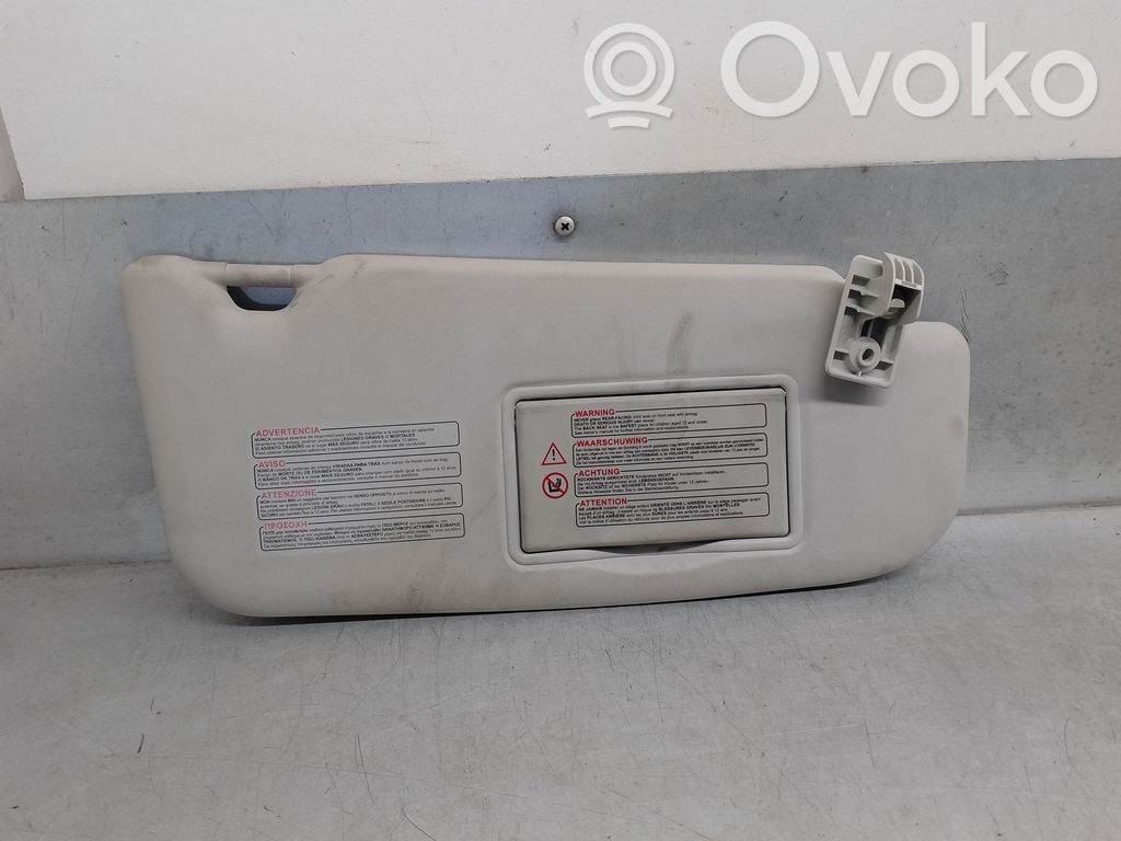 Nissan Qashqai Sun visor 