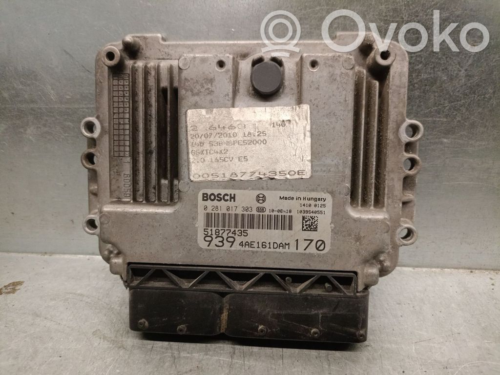 Alfa Romeo 159 Engine control unit/module 