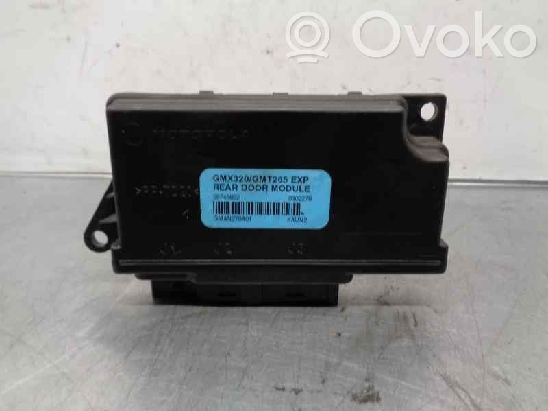Cadillac CTS Other control units/modules 