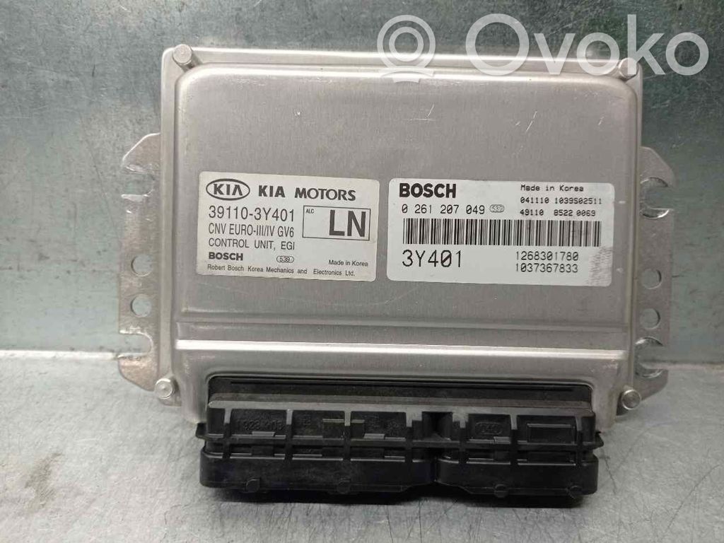 Engine control unit/module   391103Y401,0261207049,BOSCH