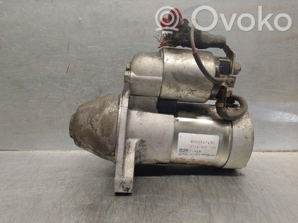 Motor de arranque   8980147430,S114925,HITACHI