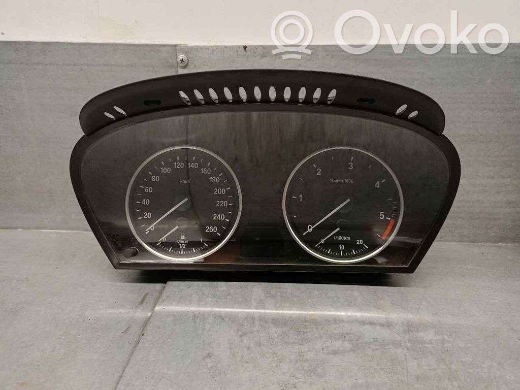BMW 5 E60 E61 Velocímetro (tablero de instrumentos) 