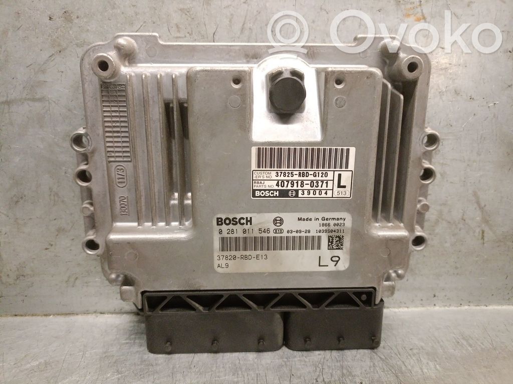Honda Accord Sterownik / Moduł ECU 