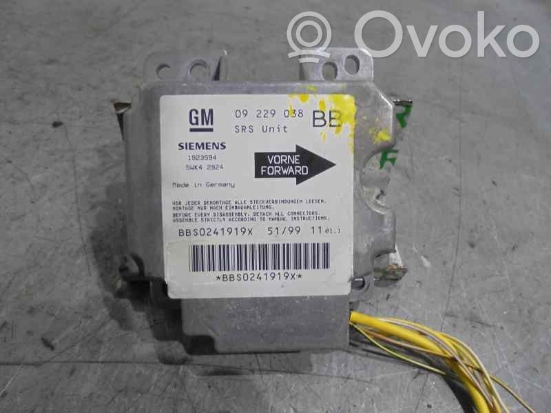 Opel Corsa B Airbag control unit/module 