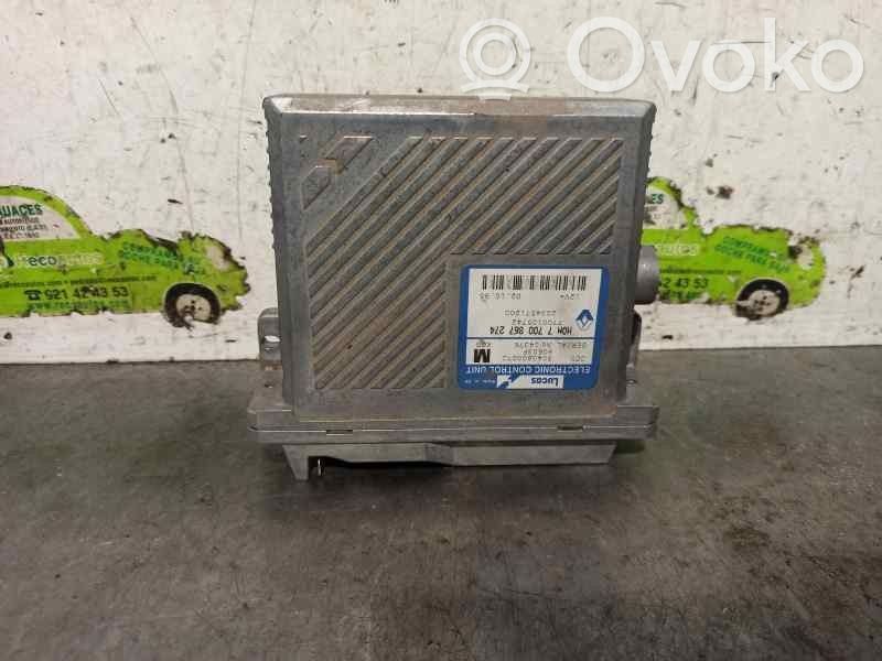 Engine control unit/module   7700867274,R04080007D,LUCAS