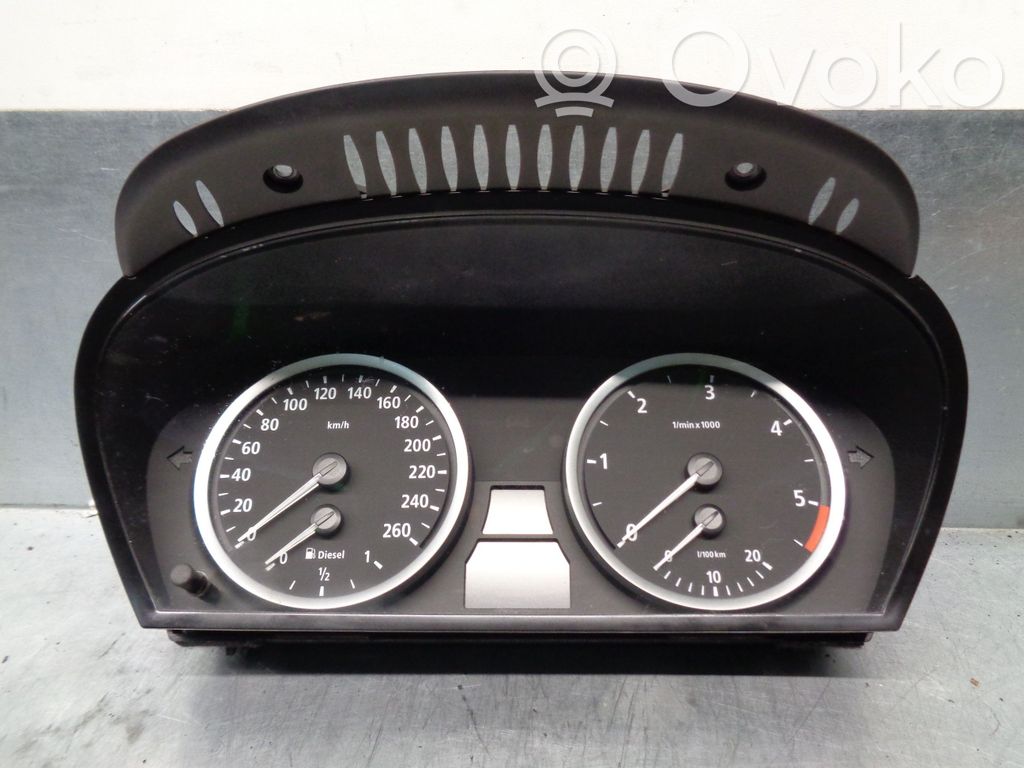BMW 5 E60 E61 Tachimetro (quadro strumenti) 