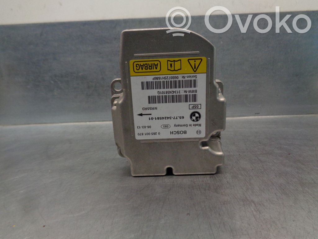 Module de contrôle airbag   65773424581,0285001870,BOSCH