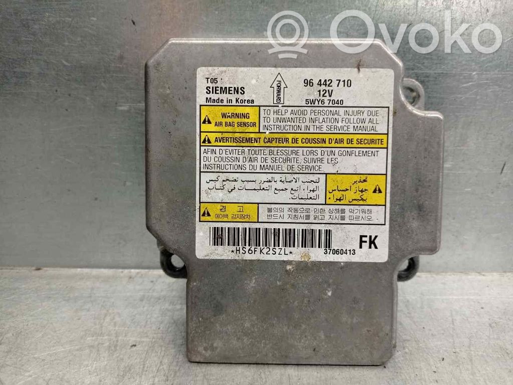 Chevrolet Aveo Airbag control unit/module 