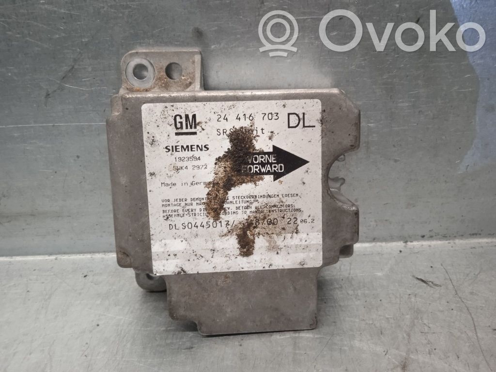 Opel Astra G Unitate/modul de comandă airbaguri 