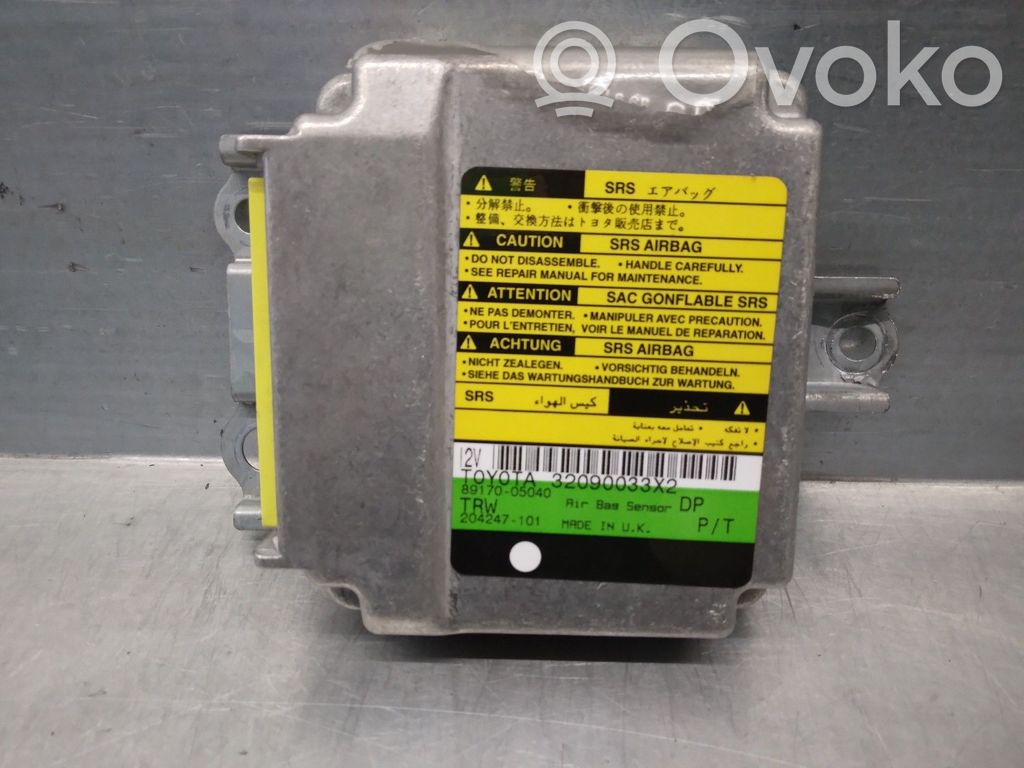Toyota Avensis T220 Unitate/modul de comandă airbaguri
