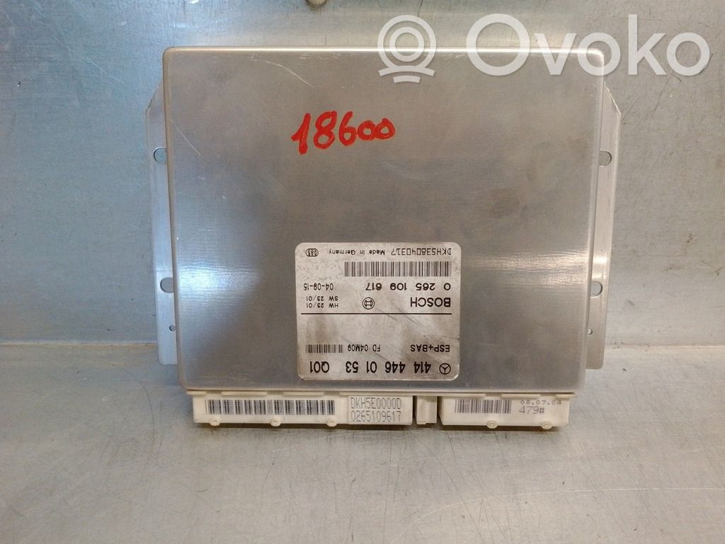 Mercedes-Benz Vaneo W414 Centralina/modulo airbag 