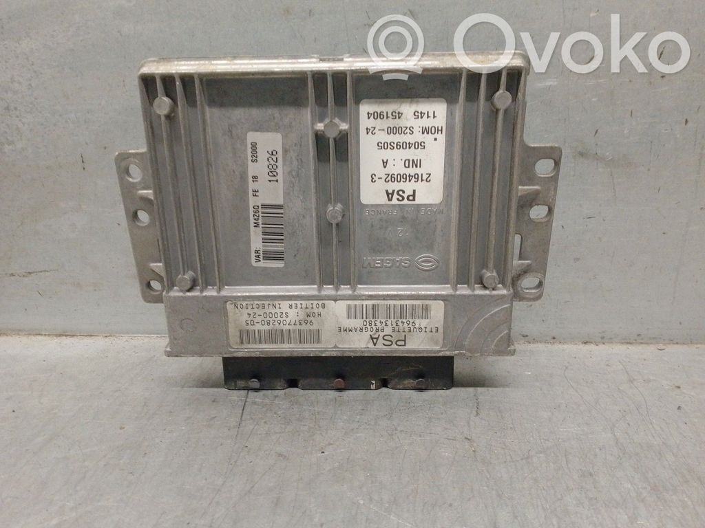 Engine control unit/module   9643134380,S200024,SAGEM
