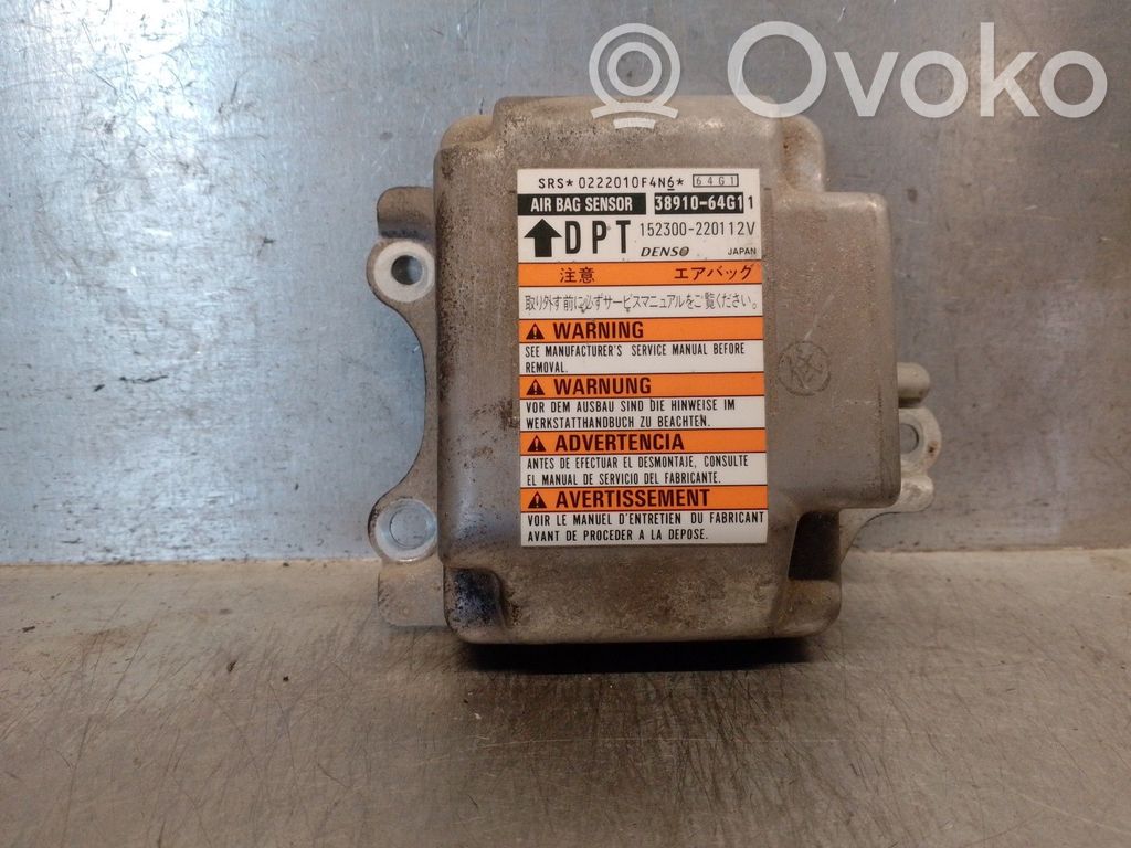 Suzuki Baleno EG Unidad de control/módulo del Airbag 