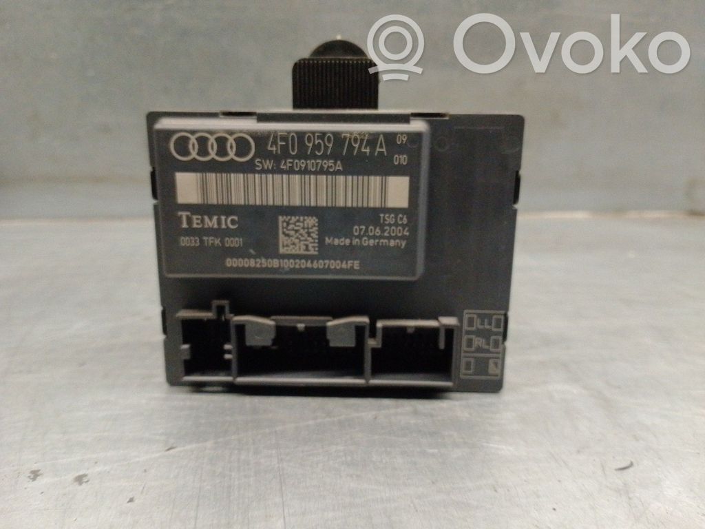 Audi A6 S6 C6 4F Unidad de control de puerta 