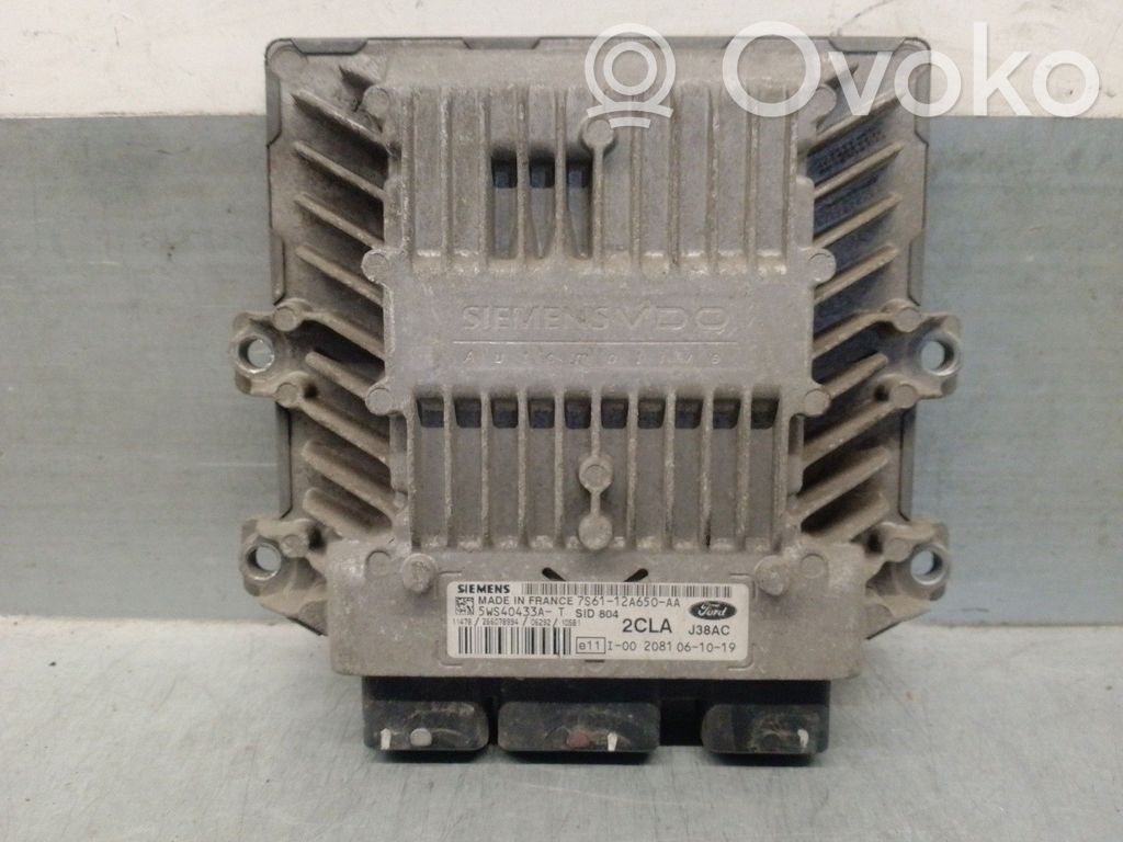 Unidad de control/módulo del motor   7S6112A650AA,5WS40433A,SIEMENS