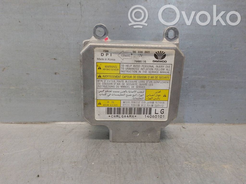 Daewoo Matiz Unidad de control/módulo del Airbag 