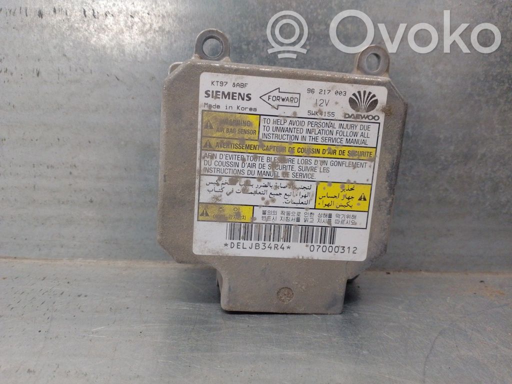 Daewoo Lanos Airbag control unit/module 