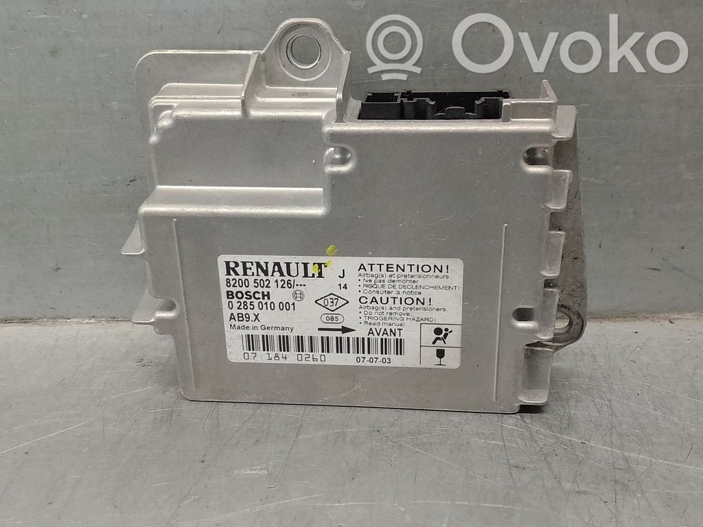 Renault Modus Airbag control unit/module 