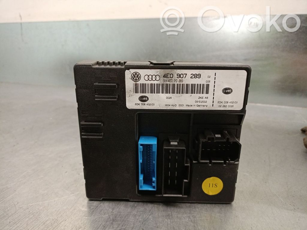 Módulo de confort/conveniencia   4E0907289,5DK00843206HELLA