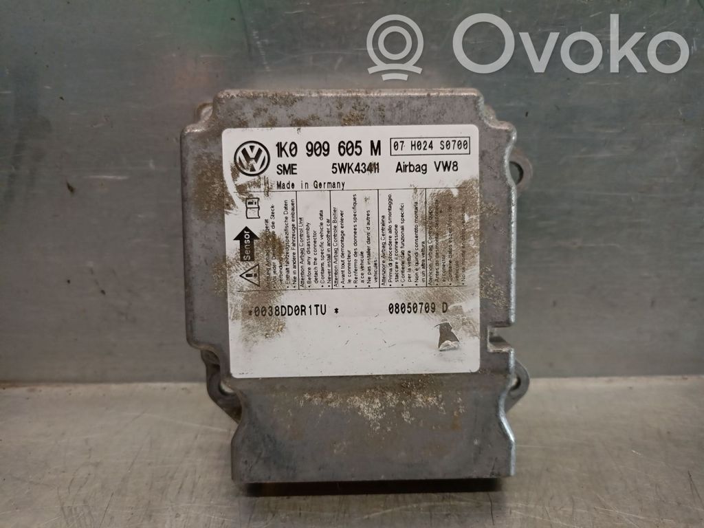 Skoda Octavia Mk2 (1Z) Sterownik / Moduł Airbag 