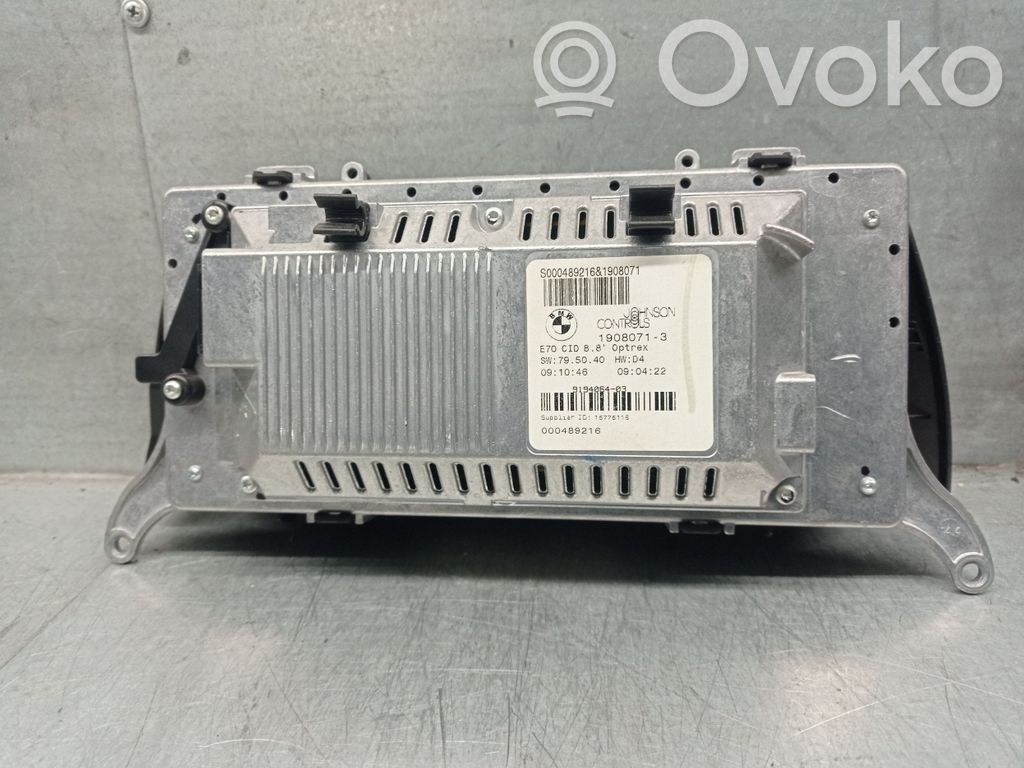 BMW X5 E70 Head up display screen 