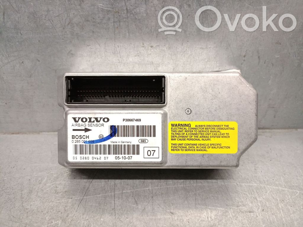 Volvo S60 Sterownik / Moduł Airbag 