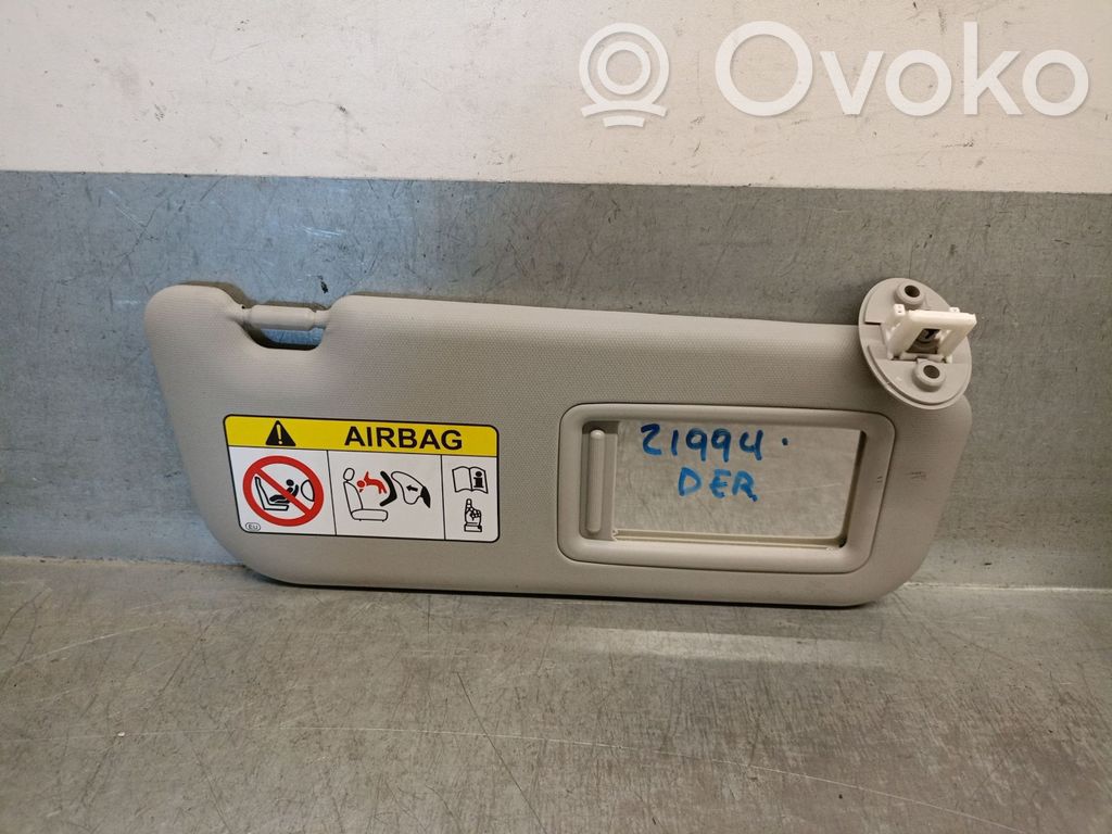 Toyota Corolla E160 E170 Visera parasol 