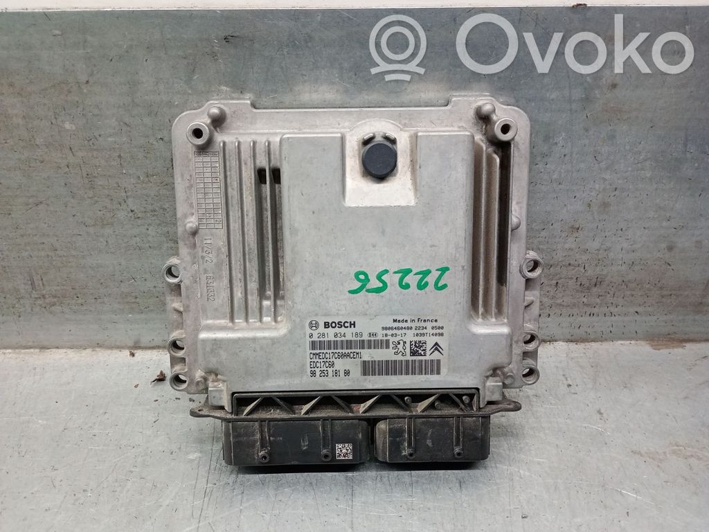 Citroen C4 SpaceTourer Centralina/modulo del motore 