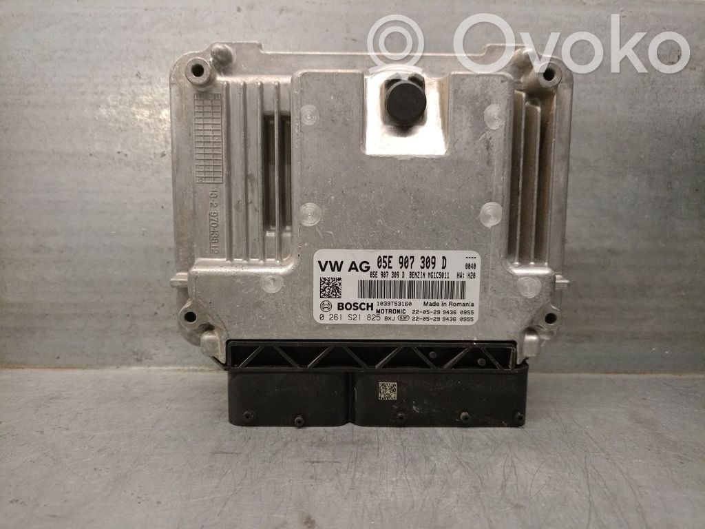 Unitate/modul de control motor   05E907309D,0261S21825BOSCH