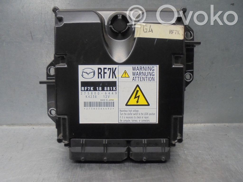 Mazda 6 Engine control unit/module 