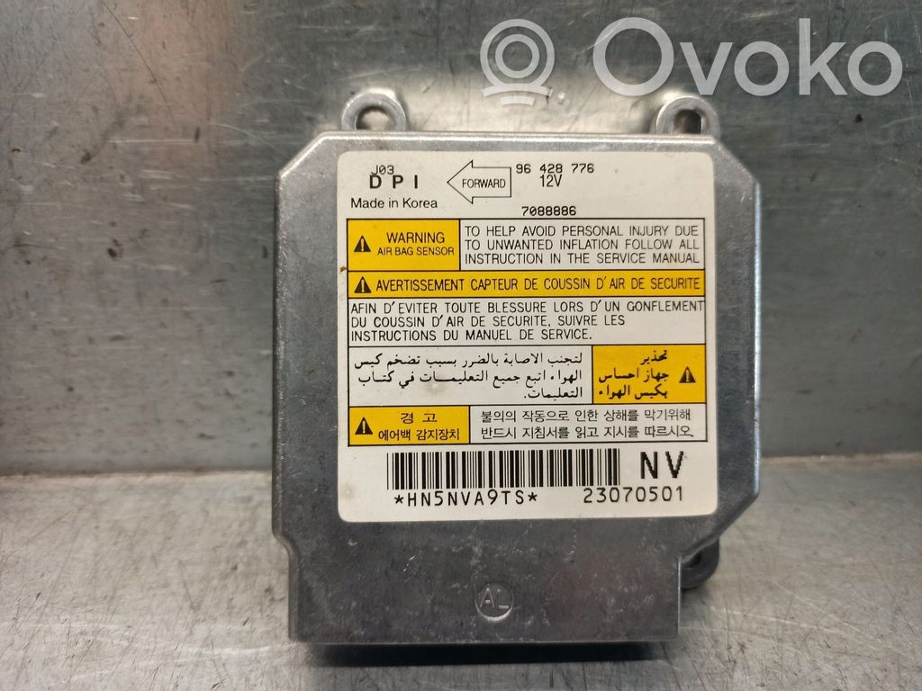 Chevrolet Lacetti Airbag control unit/module 