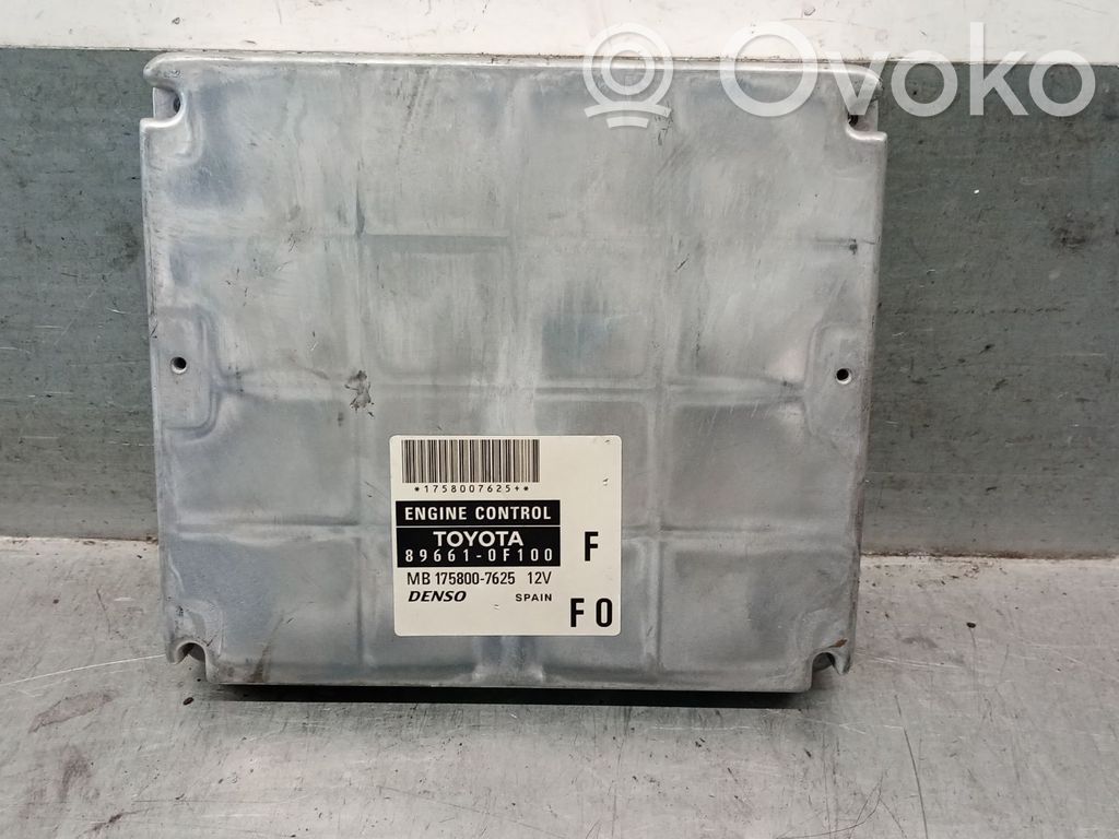 Unidad de control/módulo del motor   896610F100,MB1758007625DENSO