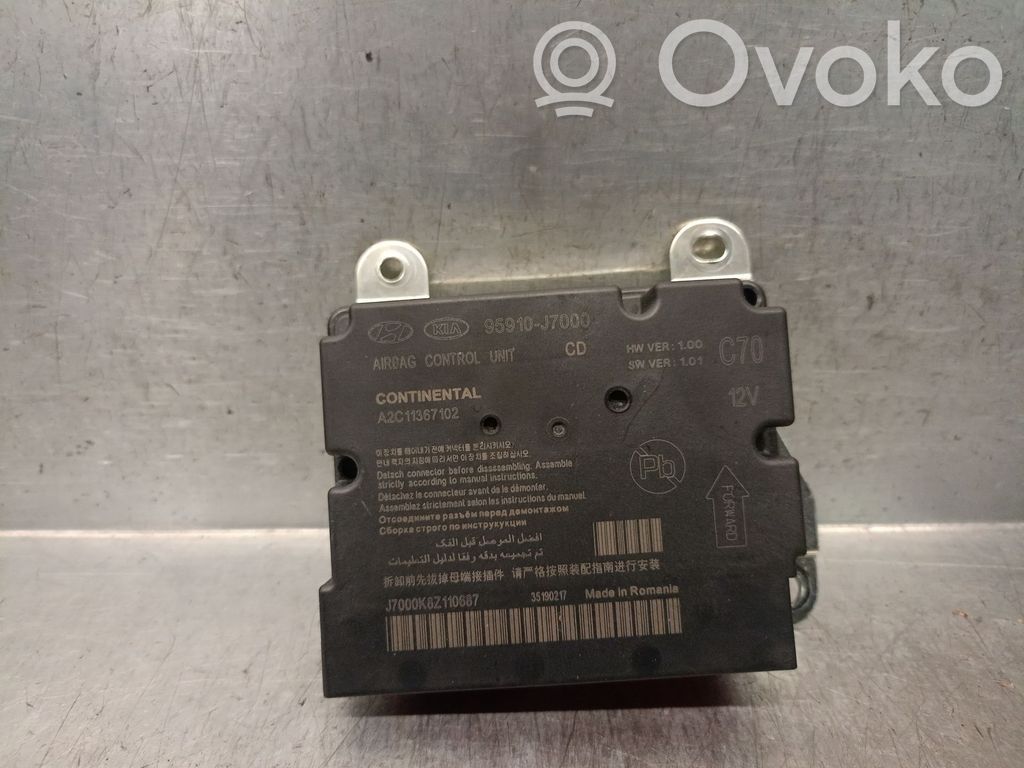 Centralina/modulo airbag   95910J7000