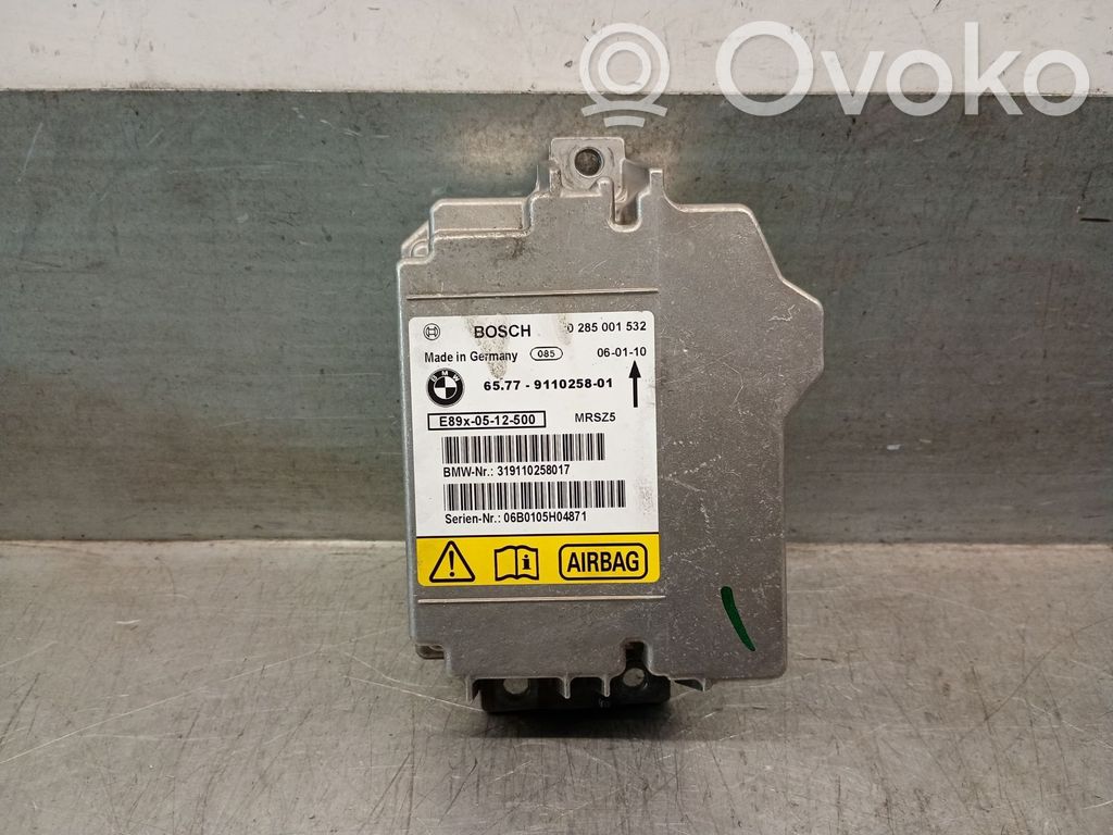 Airbag control unit/module   65779110258,0285001532BOSCH