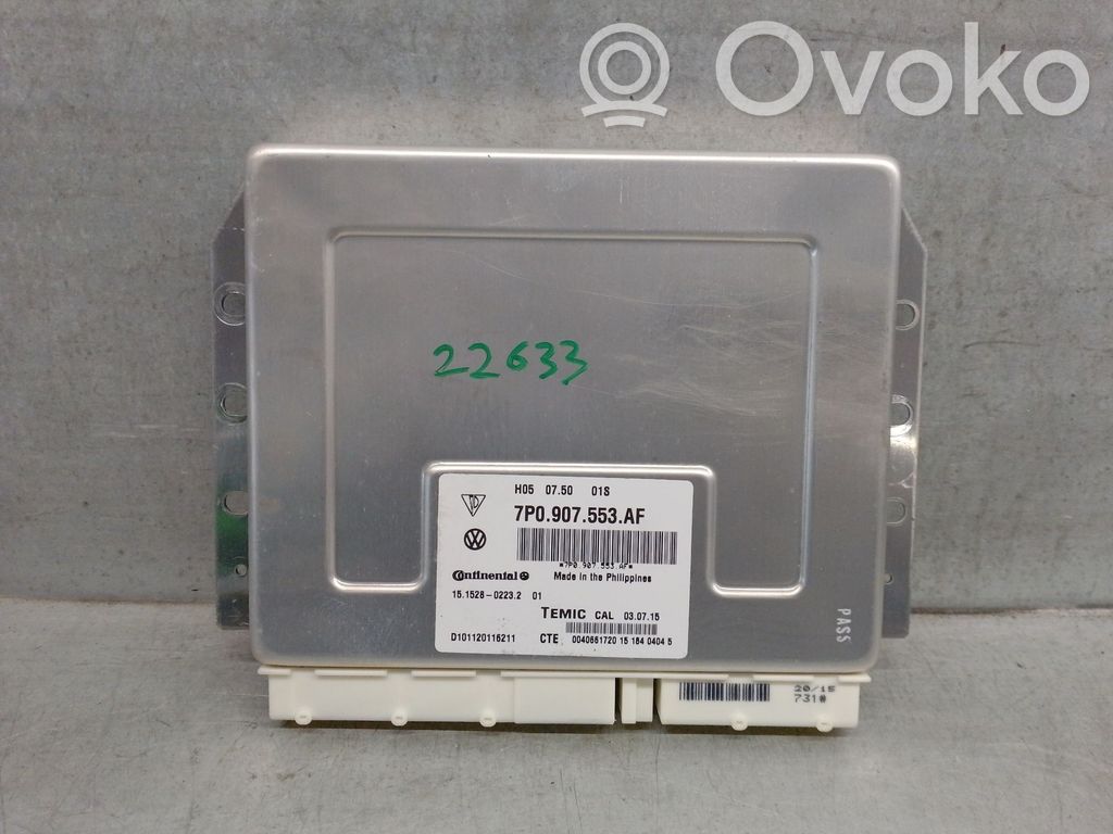 Porsche Cayenne (9Y0 9Y3) Autres unités de commande / modules 
