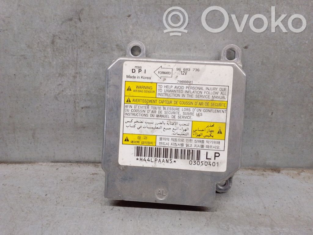 Daewoo Matiz Airbag control unit/module 