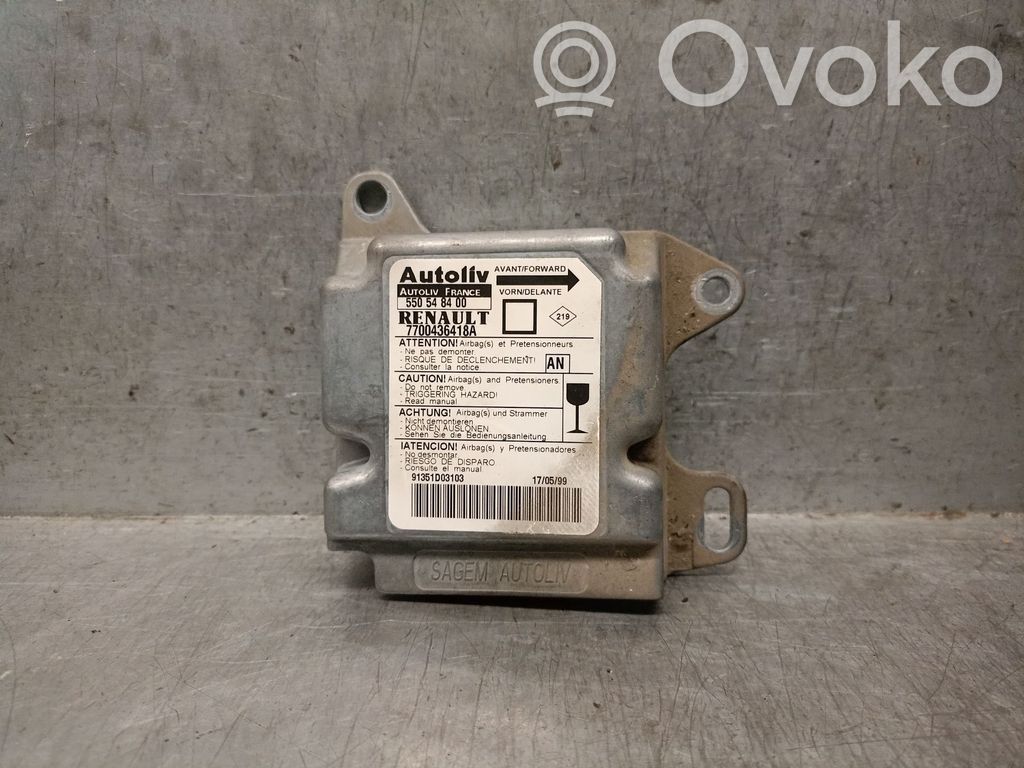 Renault Megane I Unitate/modul de comandă airbaguri 